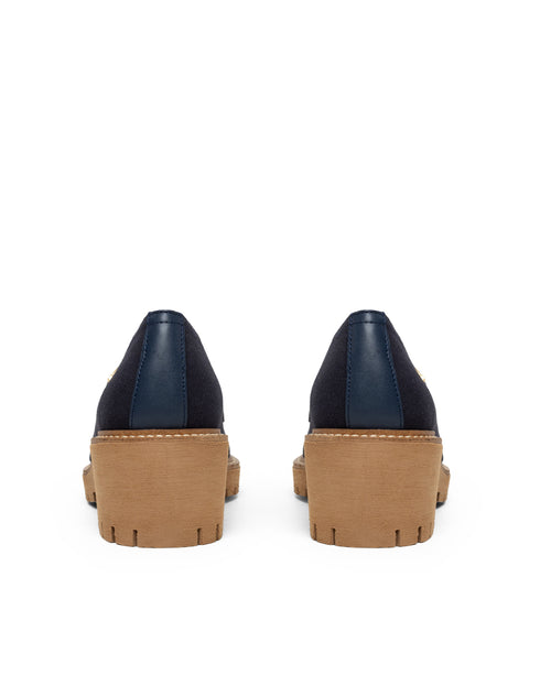 Zapato Casual Marino Con Herraje 15703